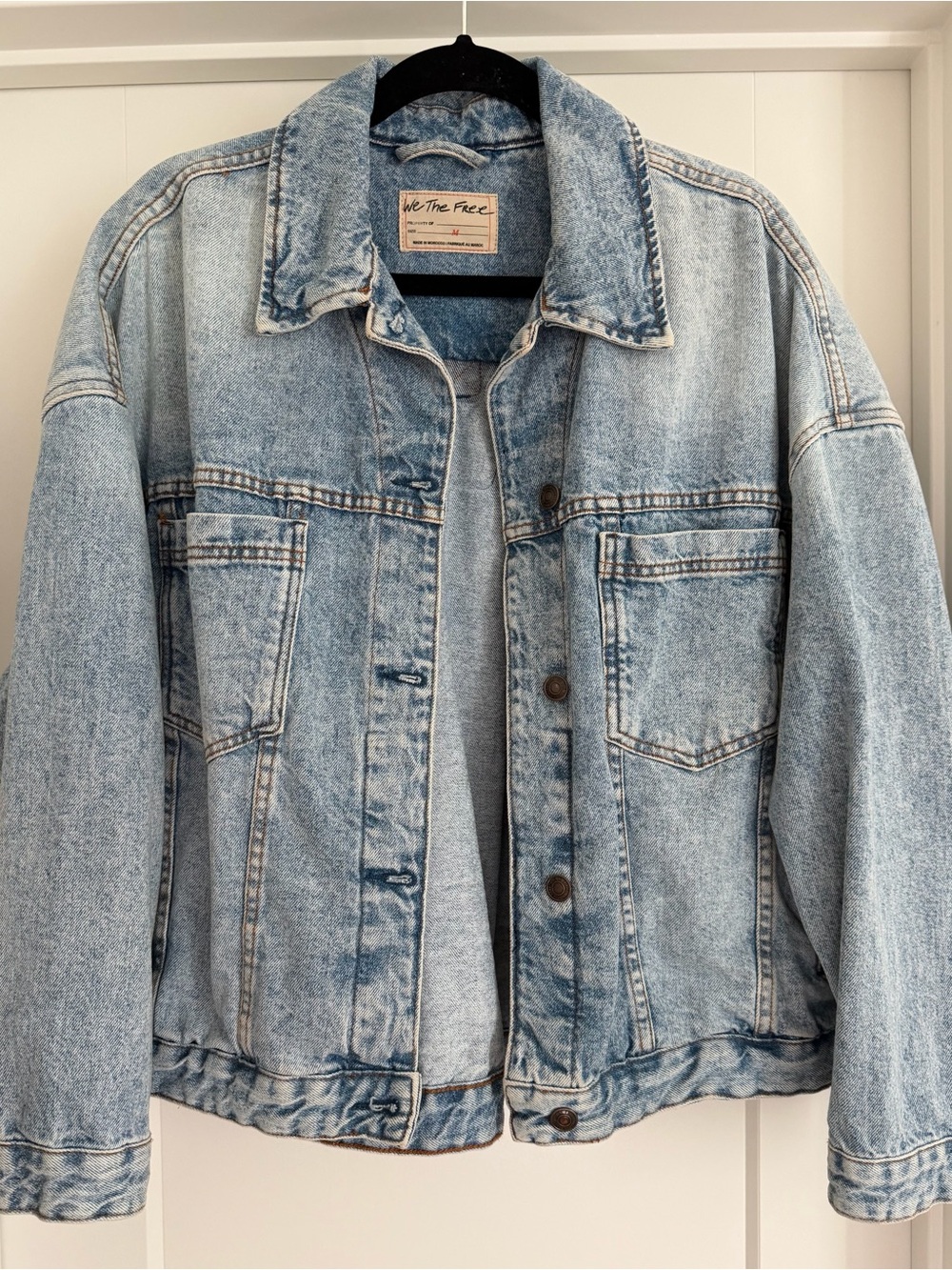 We the Free Opal Swing Denim Jacket -size M